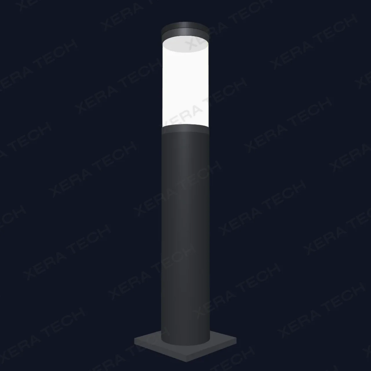 Round Cylindrical Decorative Bollard Light price India