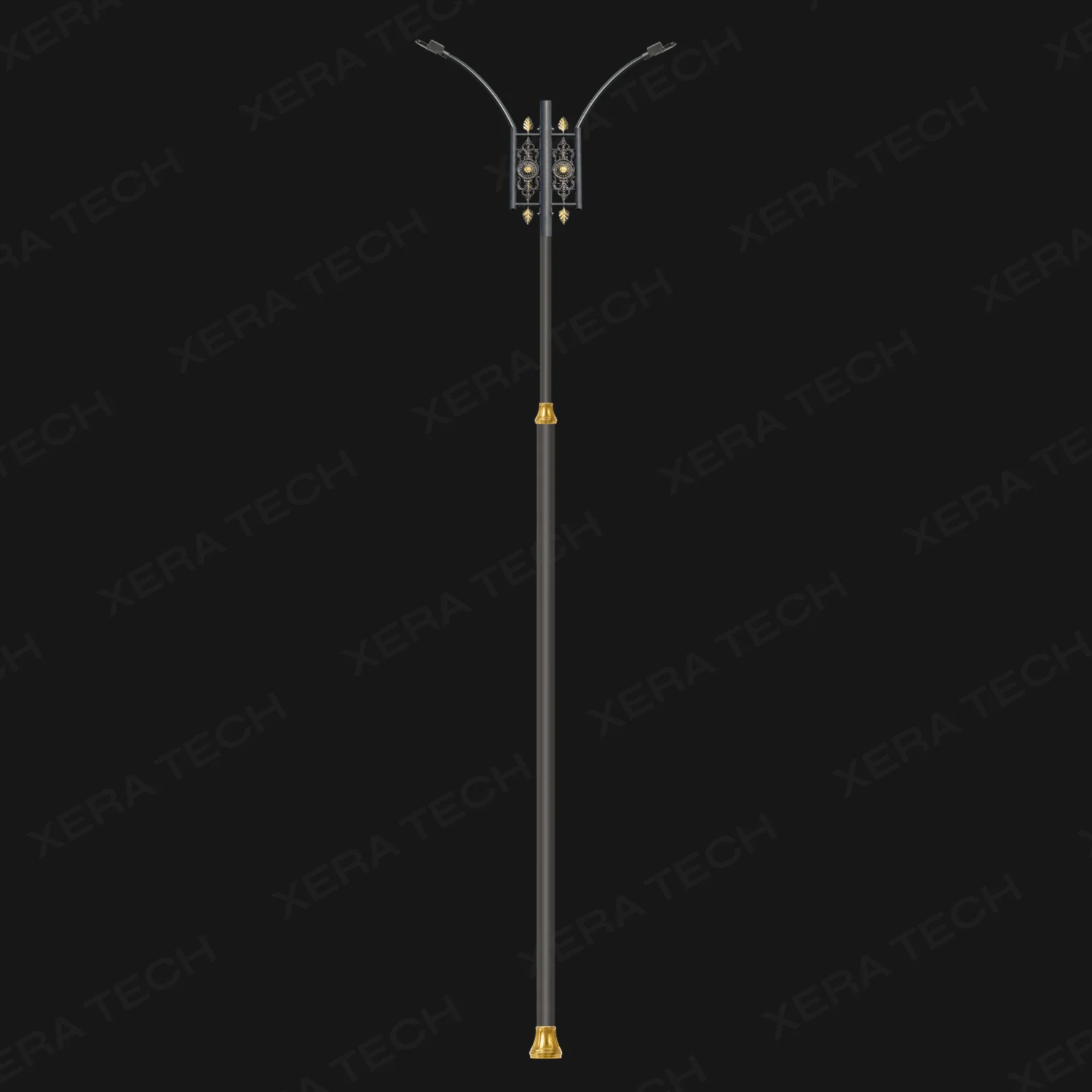 Double Arm Decorative Street Light Pole price India
