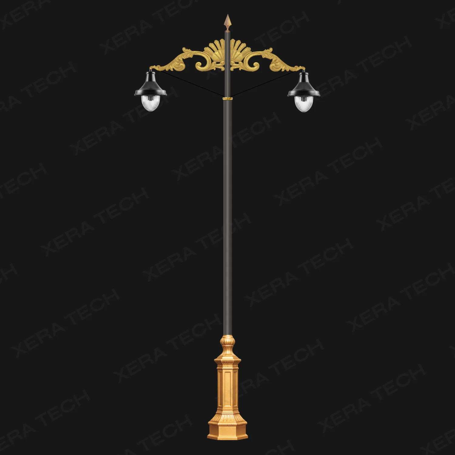Dhanush Theme Double Arm Decorative Street Light Pole price India