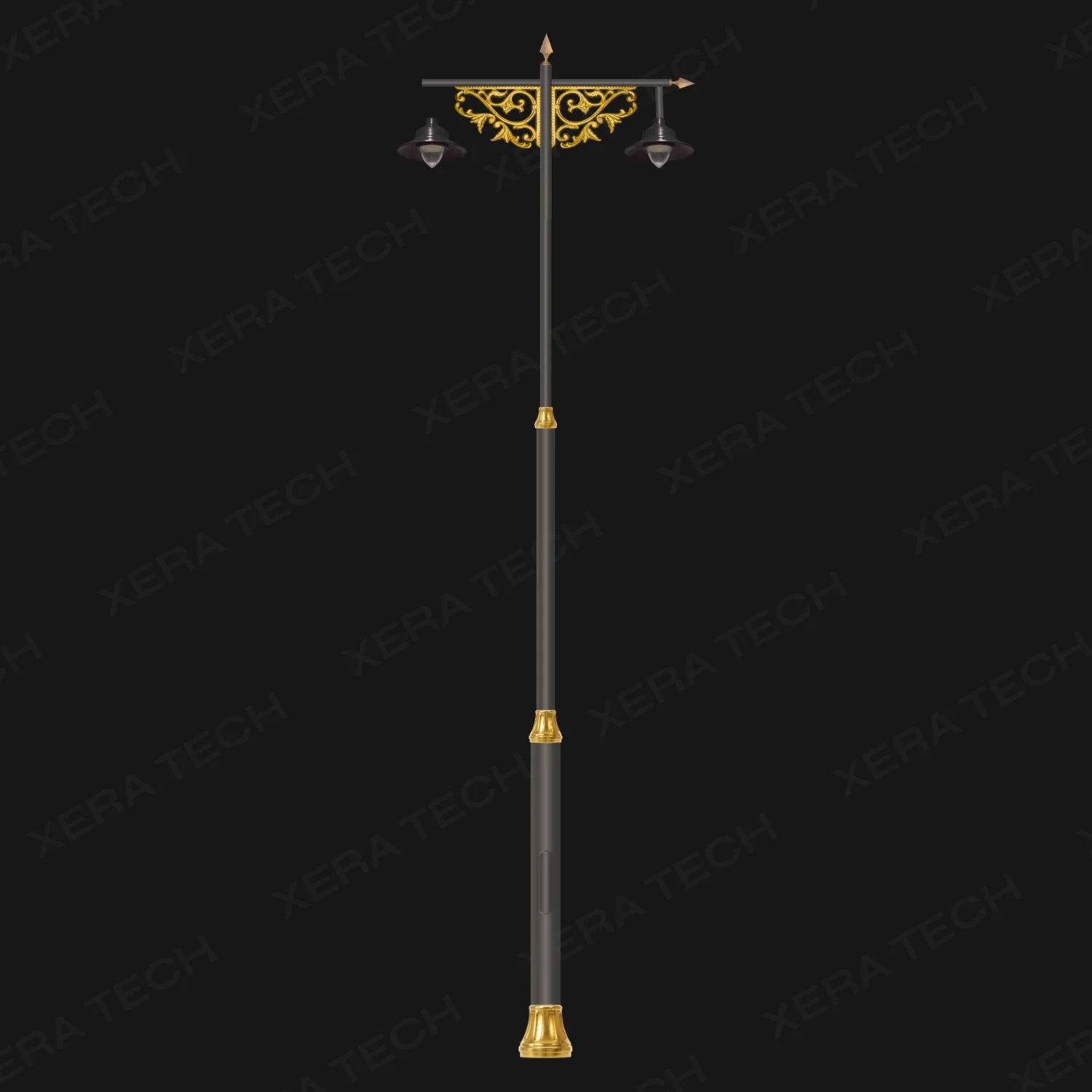 Garden Double Arm Decorative Pole — Standard price India
