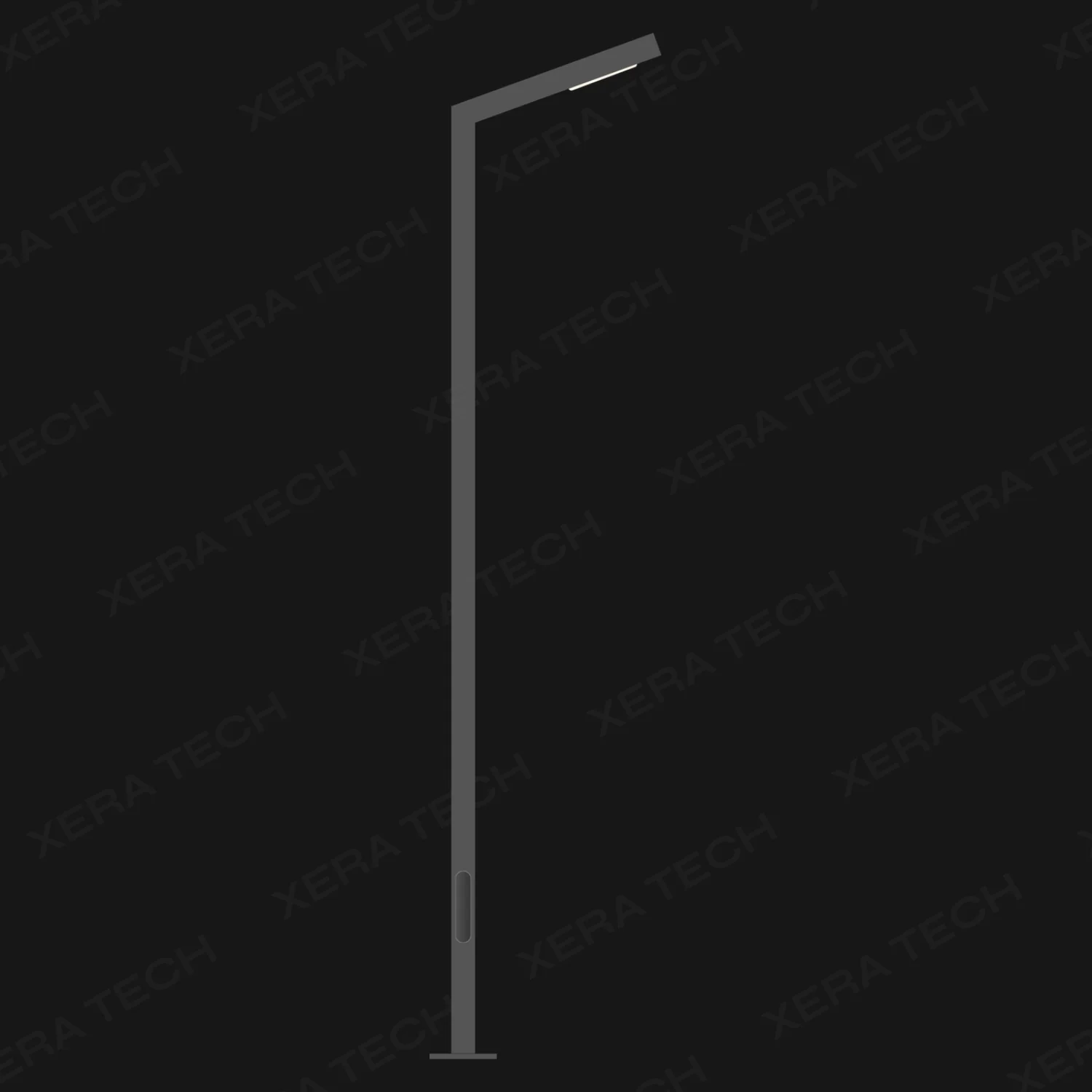 Modern Square Single Arm Decorative Street Light Pole - Decorative Street Light - India