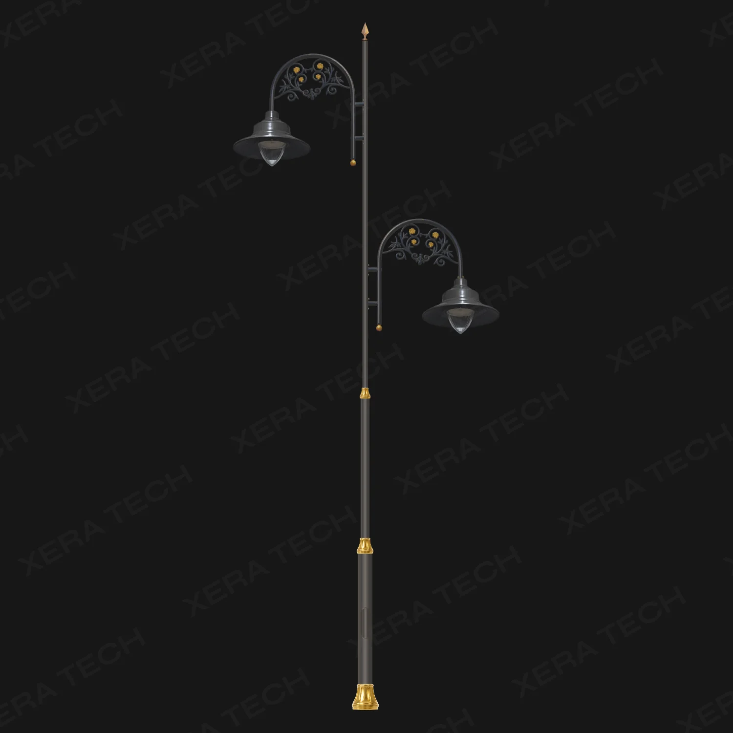 Multi Height Double Arm Decorative Street Light Pole price India