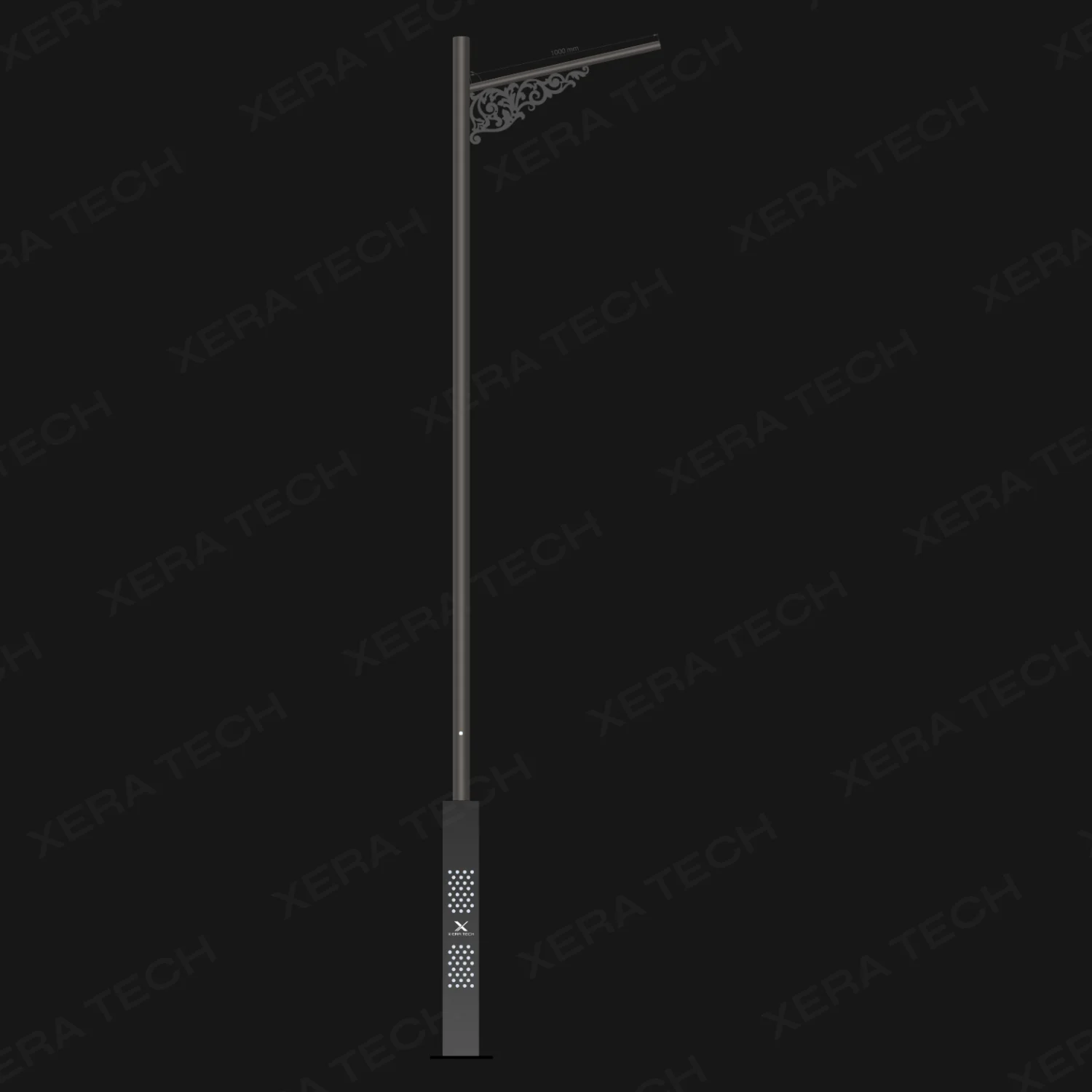 Single Arm Decorative Street Light Pole price India