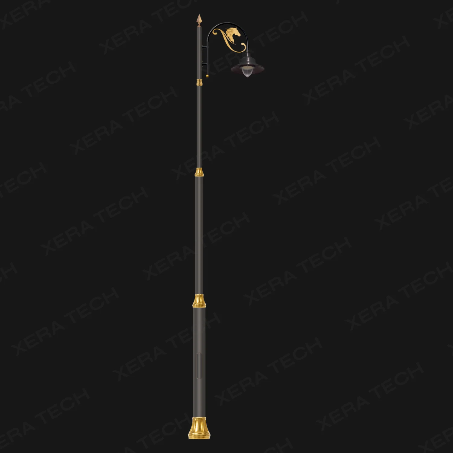 Horse Theme Single Arm Decorative Street Light Pole - Decorative Street Light - India